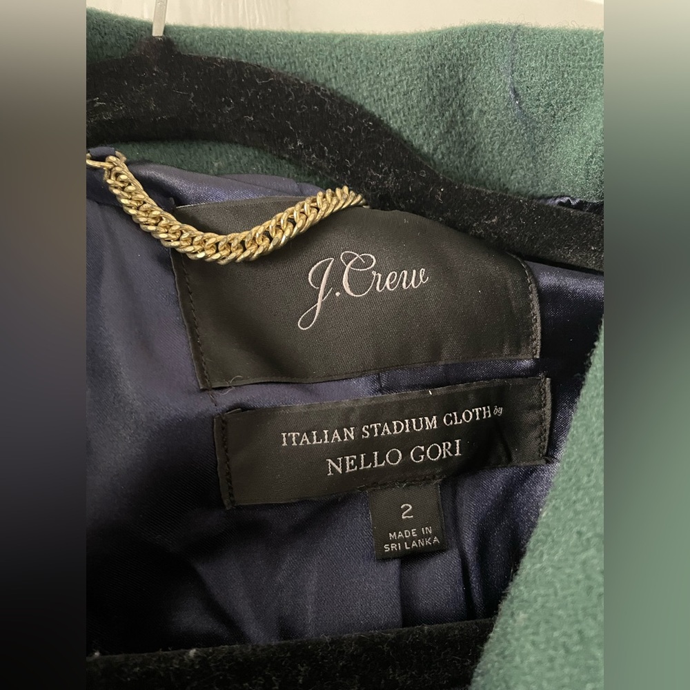 J. Crew Cocoon Coat Italian Stadium Cloth Wool - Picture 5 of 8